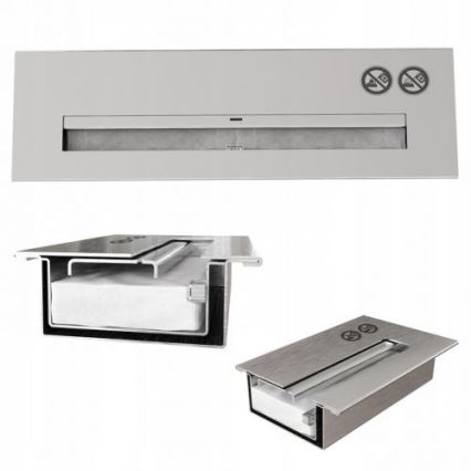 Kratki - Inbyggd BIO eldstad 40x60 cm 2kW svart