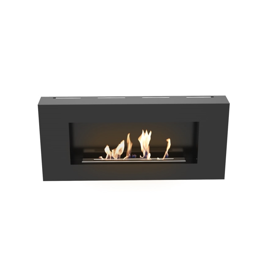 Kratki - Vägg BIO eldstad 40x90 cm 1,5kW svart