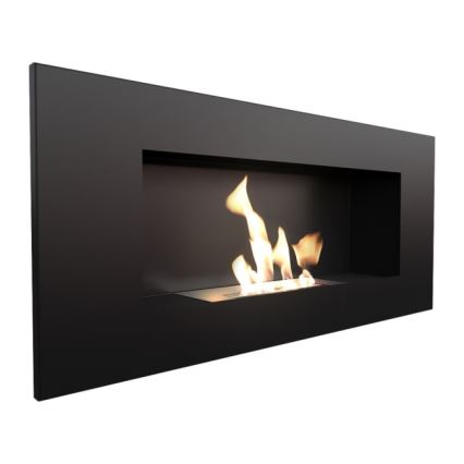Kratki - Inbyggd BIO eldstad 40x90 cm 2kW svart