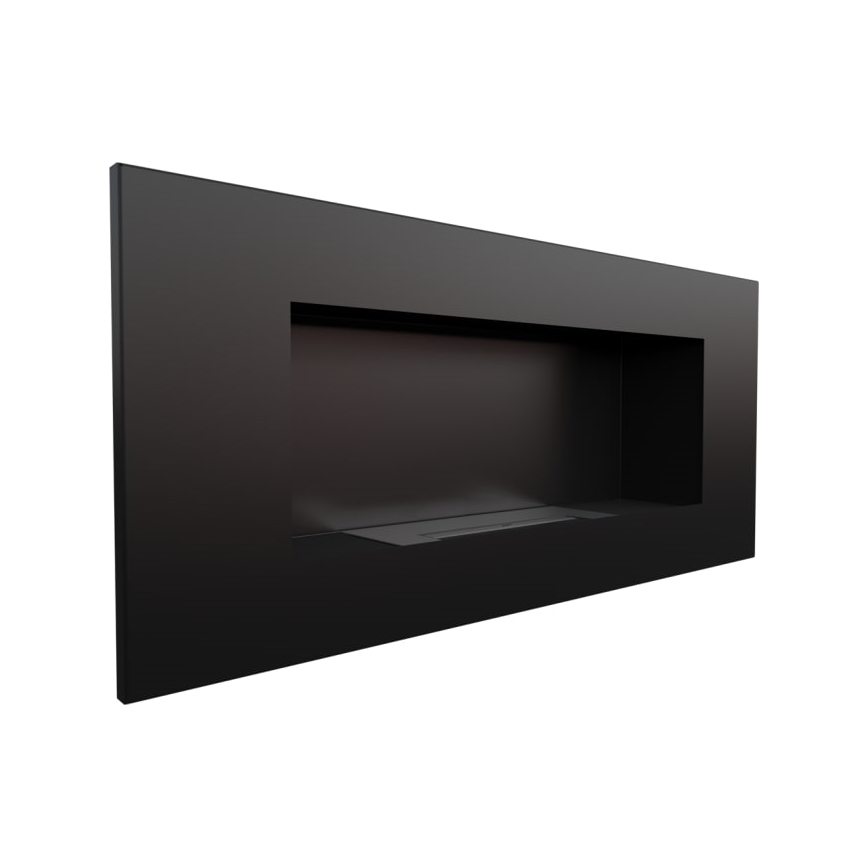 Kratki - Inbyggd BIO eldstad 40x90 cm 2kW svart