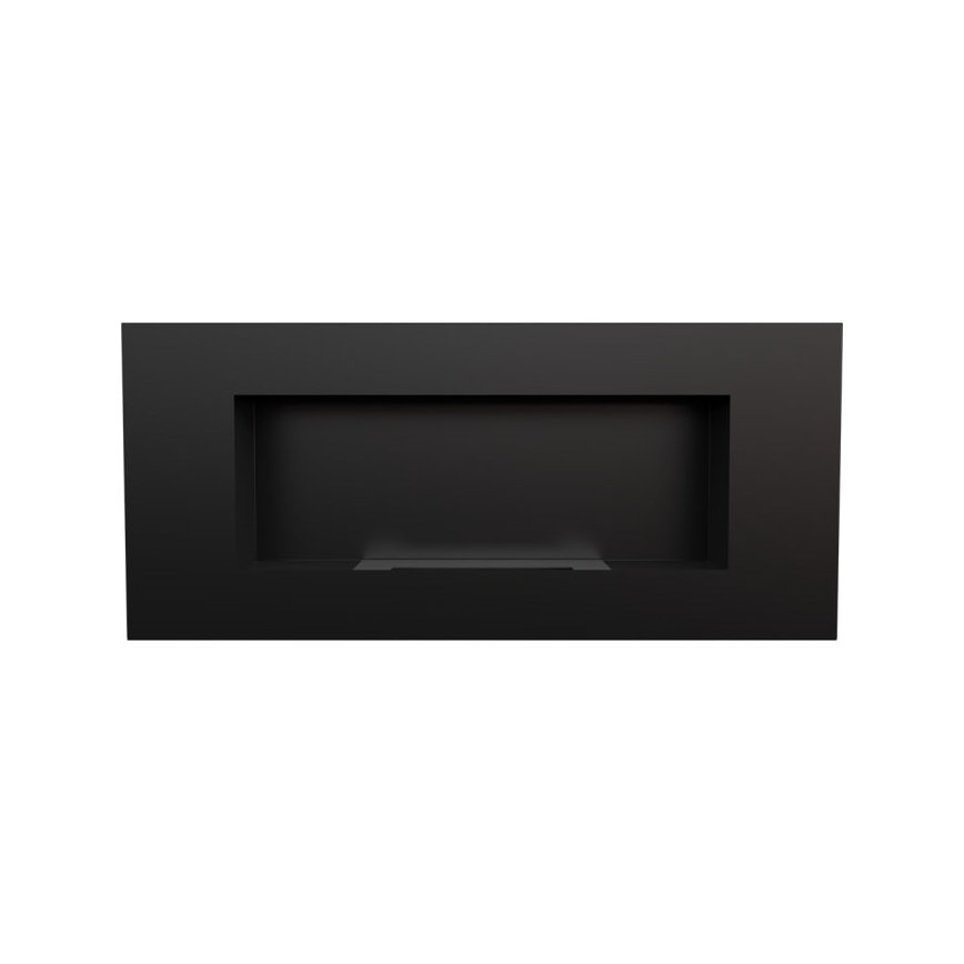 Kratki - Inbyggd BIO eldstad 40x90 cm 2kW svart