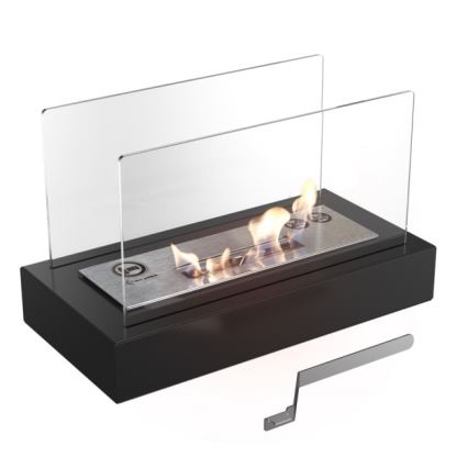 Kratki - BIO eldstad 21,8x35,4 cm 1kW svart