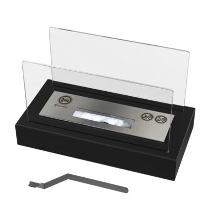 Kratki - BIO eldstad 21,8x35,4 cm 1kW svart