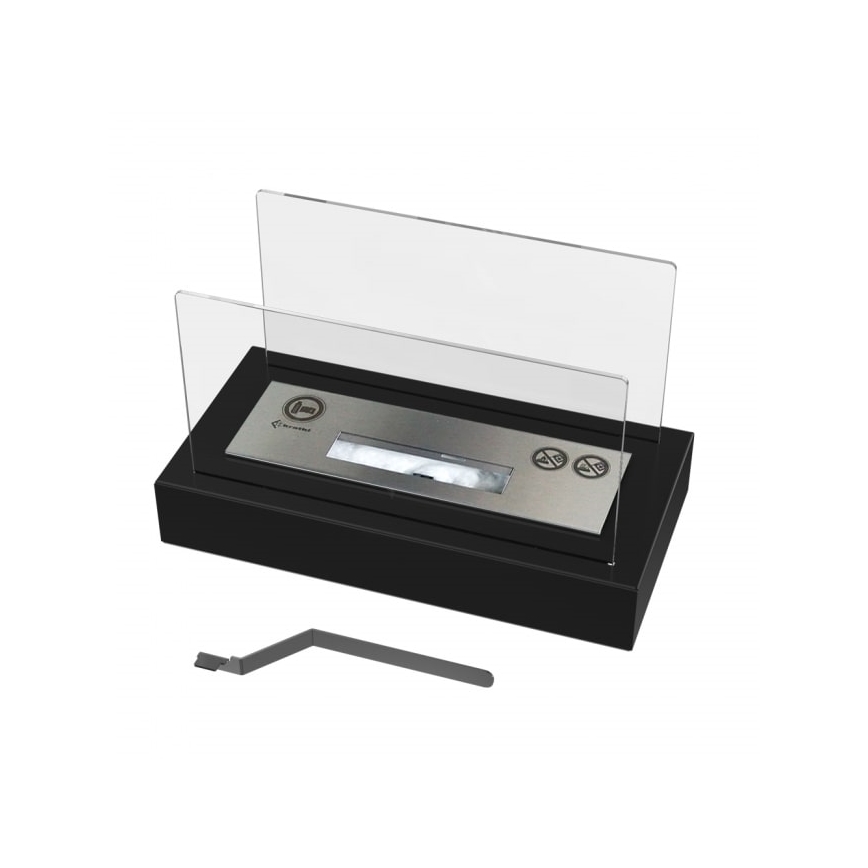 Kratki - BIO eldstad 21,8x35,4 cm 1kW svart