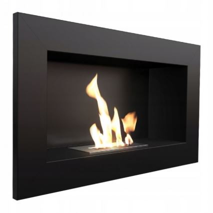 Kratki - Inbyggd BIO eldstad 37,4x64,8 cm 1kW svart
