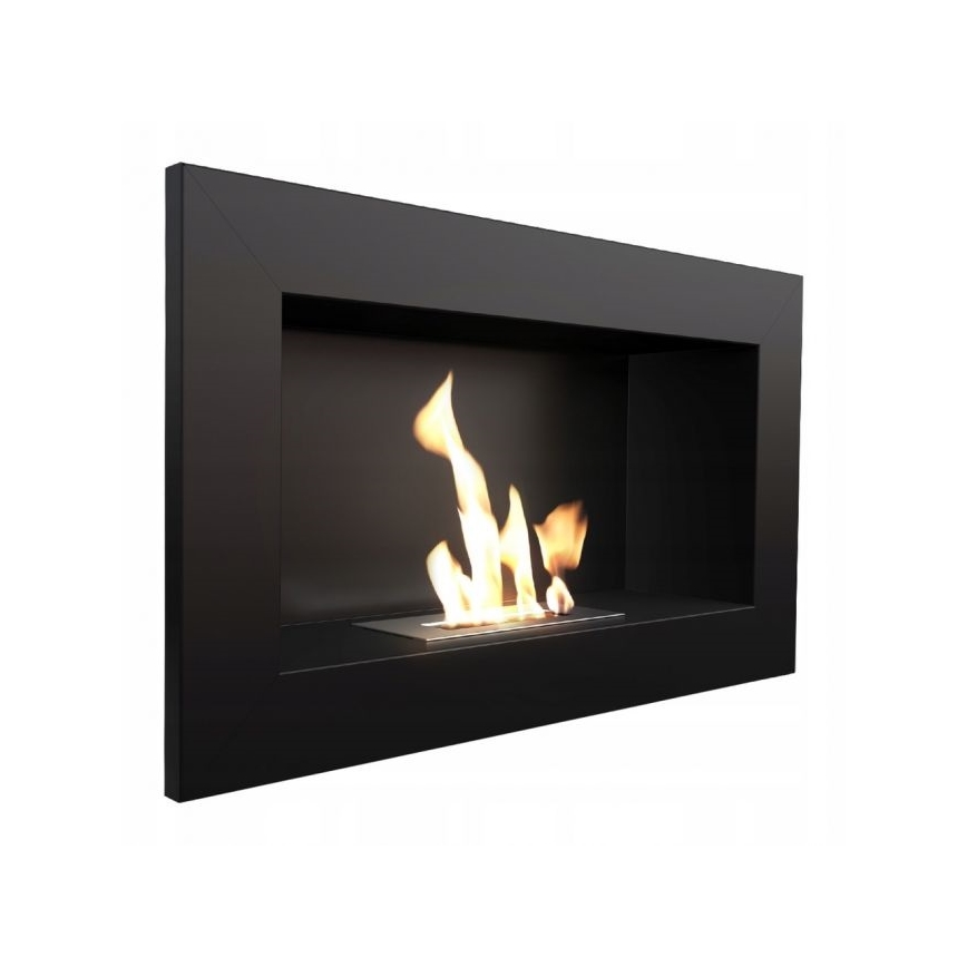 Kratki - Inbyggd BIO eldstad 37,4x64,8 cm 1kW svart