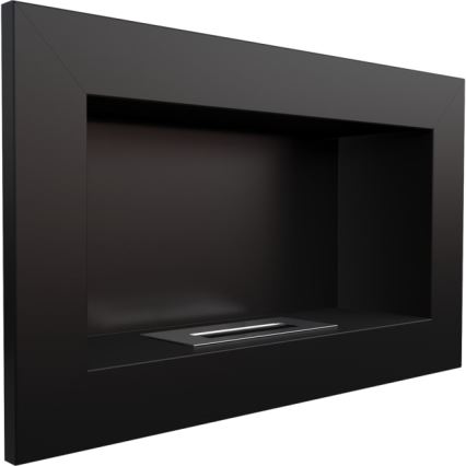 Kratki - Inbyggd BIO eldstad 37,4x64,8 cm 1kW svart