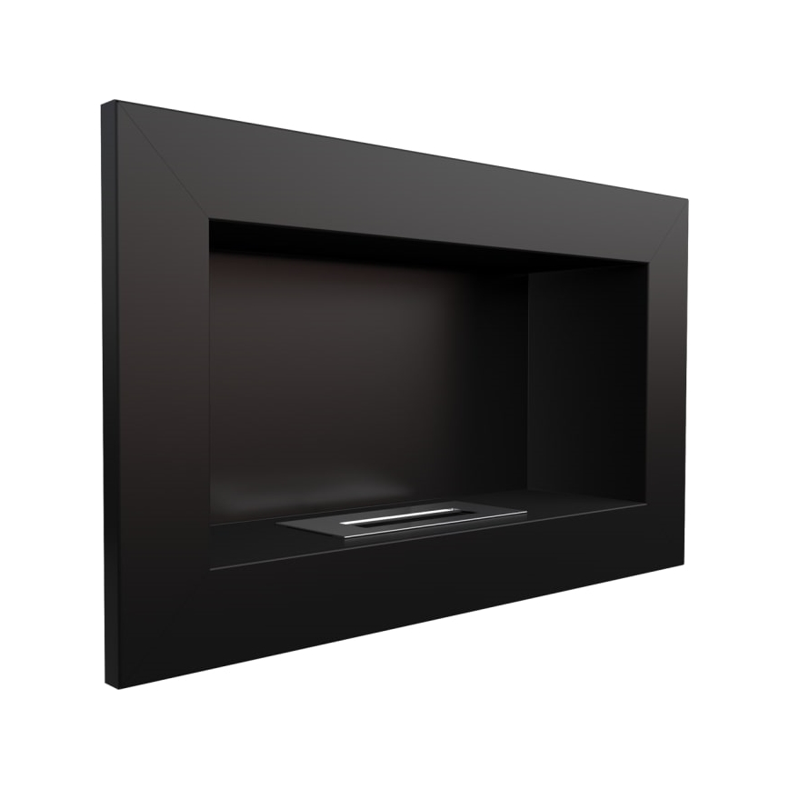 Kratki - Inbyggd BIO eldstad 37,4x64,8 cm 1kW svart