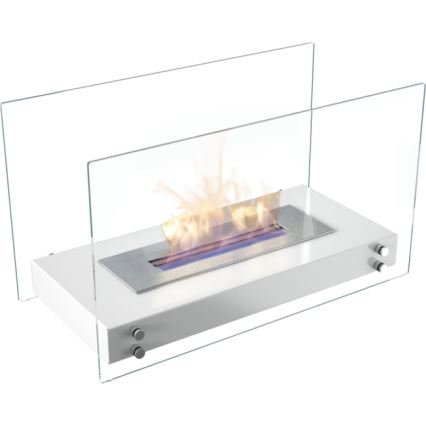 Kratki - BIO eldstad 40,2x70 cm 2kW vit