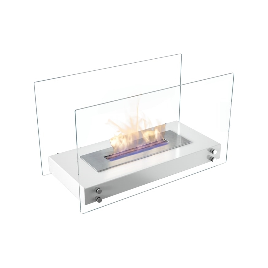 Kratki - BIO eldstad 40,2x70 cm 2kW vit