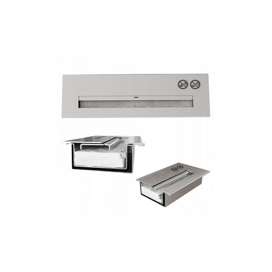 Kratki - BIO eldstad 40,2x70 cm 2kW vit