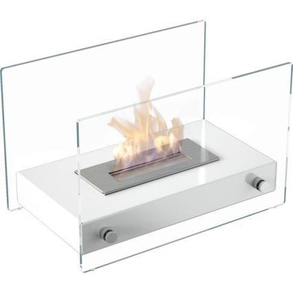 Kratki - BIO eldstad 25,2x39cm 1kW vit
