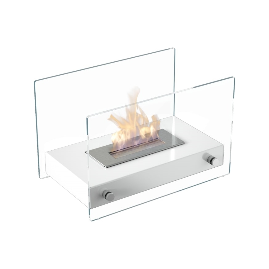 Kratki - BIO eldstad 25,2x39cm 1kW vit