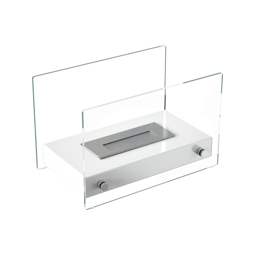 Kratki - BIO eldstad 25,2x39cm 1kW vit