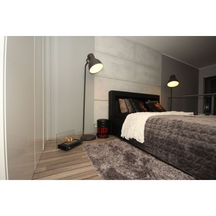 Kratki - BIO eldstad 40,2x70 cm 2kW svart