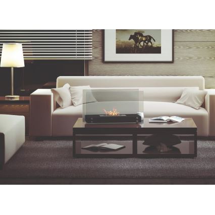 Kratki - BIO eldstad 40,2x70 cm 2kW svart