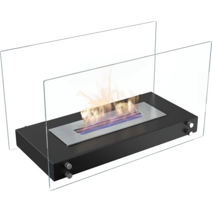 Kratki - BIO eldstad 40,2x70 cm 2kW svart