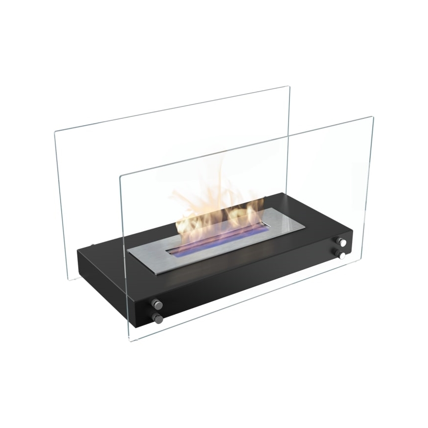 Kratki - BIO eldstad 40,2x70 cm 2kW svart