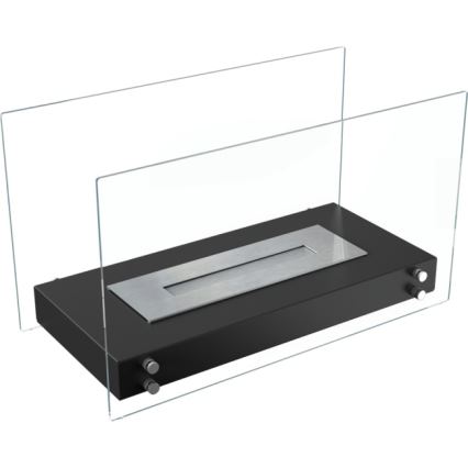 Kratki - BIO eldstad 40,2x70 cm 2kW svart