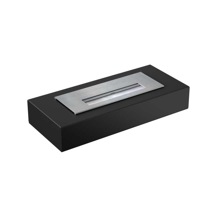 Kratki - BIO eldstad 8,5x49 cm 2,5kW svart