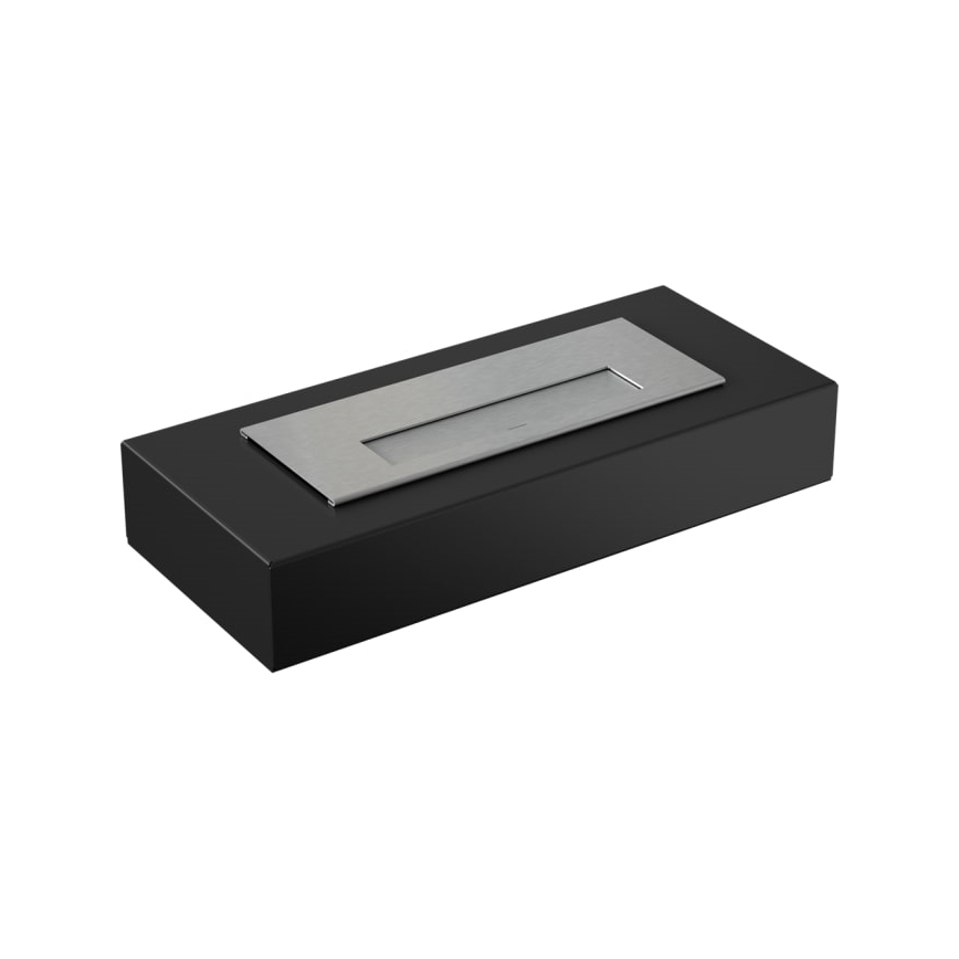Kratki - BIO eldstad 8,5x49 cm 2,5kW svart