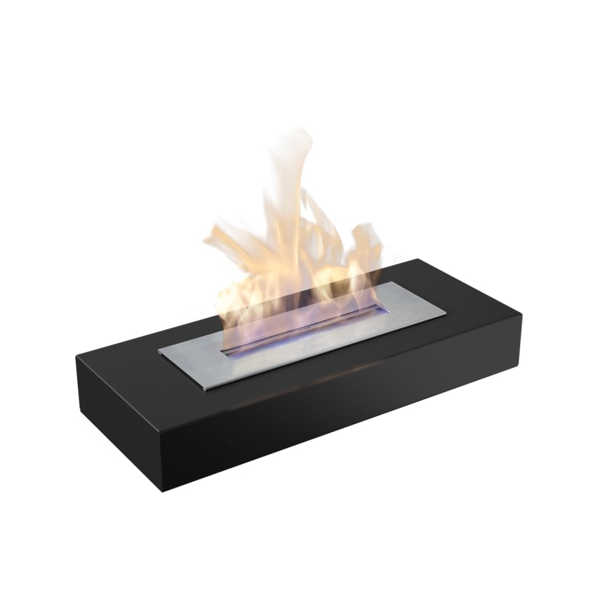 Kratki - BIO eldstad 10x67 cm 3kW svart
