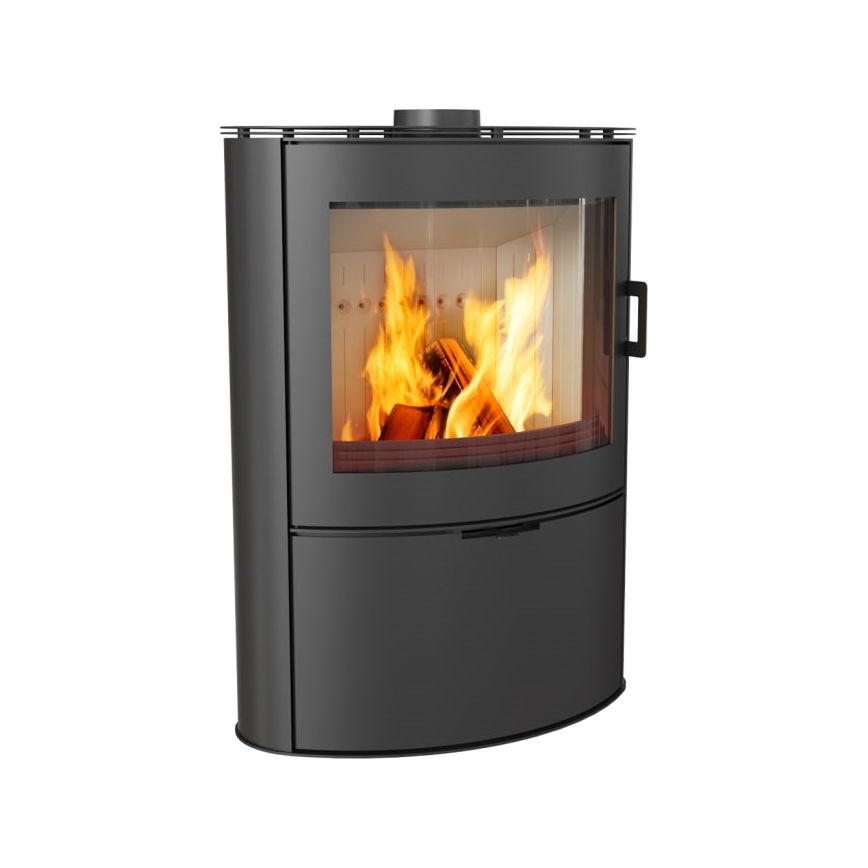 Kratki - Öppen spis i stål 10kW 150mm