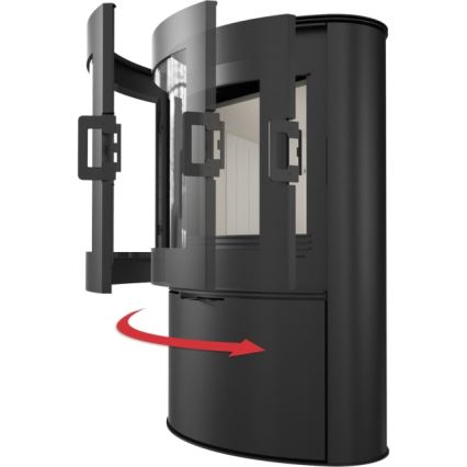 Kratki - Öppen spis i stål 10kW 150mm