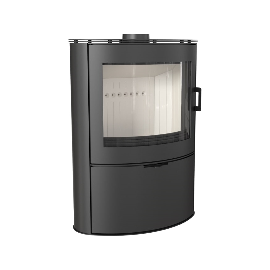 Kratki - Öppen spis i stål 10kW 150mm