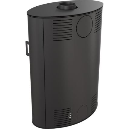 Kratki - Öppen spis i stål 10kW 150mm