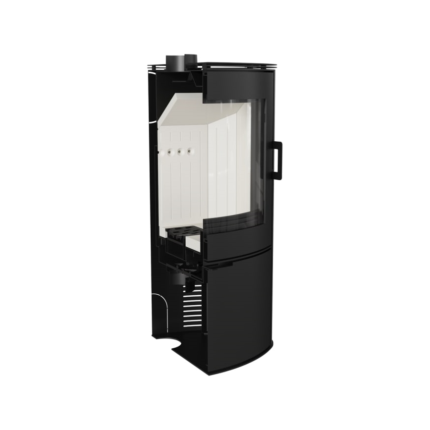Kratki - Öppen spis i stål 10kW 150mm