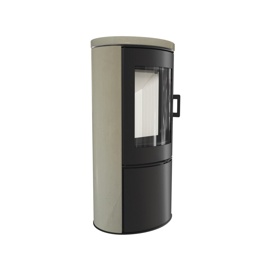 Kratki - Öppen spis i stål 8kW 150mm