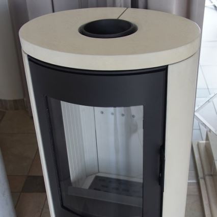 Kratki - Öppen spis i stål 8kW 150mm
