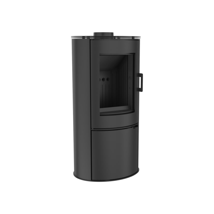 Kratki - Öppen spis i stål 8kW 150mm