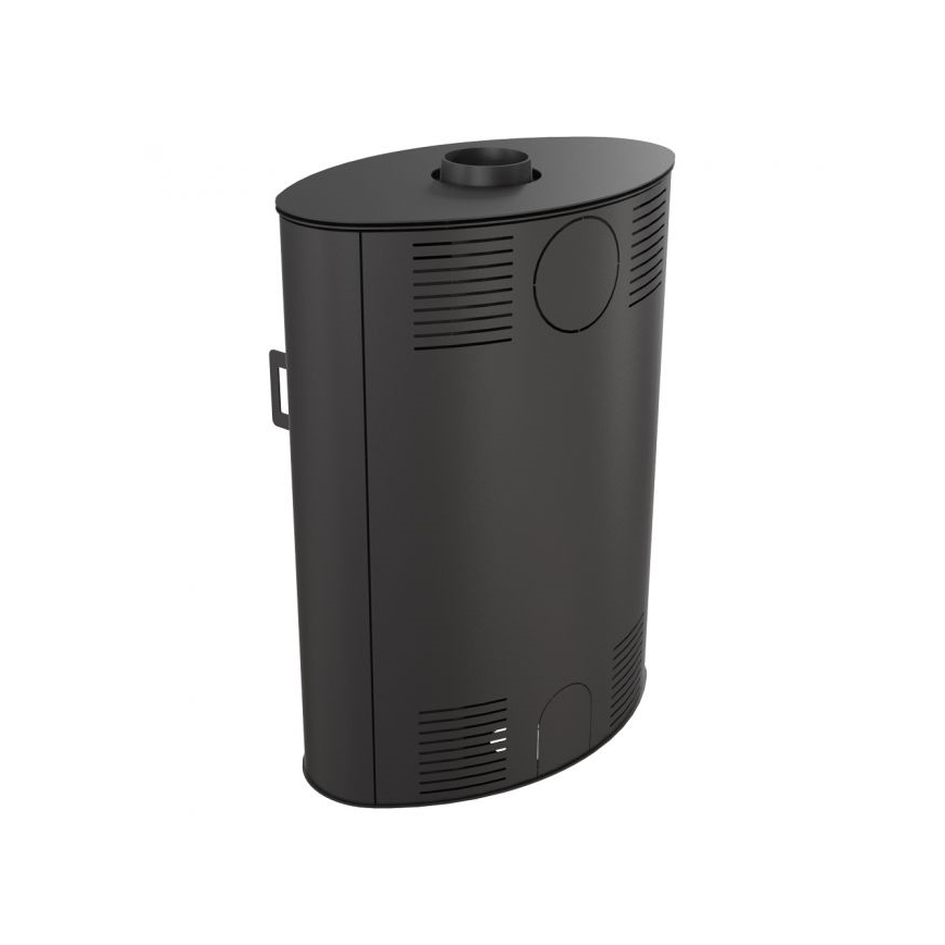 Kratki - Öppen spis i stål 8kW 150mm