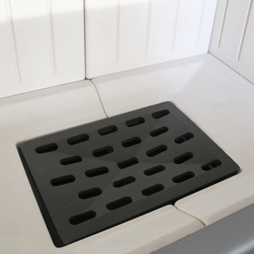 Kratki - Öppen spis i stål 8kW 150mm