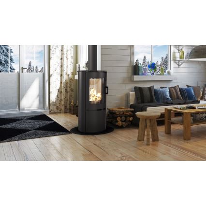 Kratki - Steel fireplace 8kW 150mm