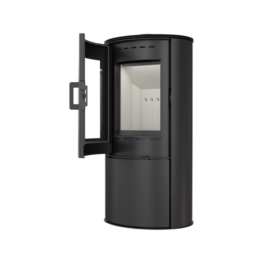 Kratki - Steel fireplace 8kW 150mm