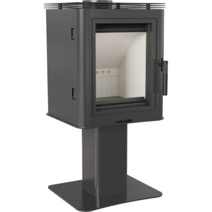Kratki - Öppen spis i stål 7kW 150mm
