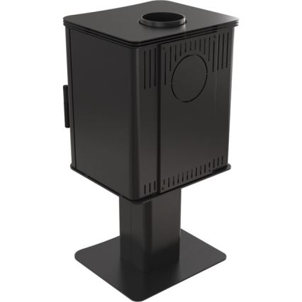 Kratki - Öppen spis i stål 7kW 150mm
