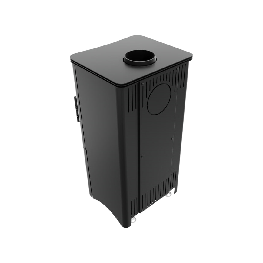 Kratki - Öppen spis i stål 7kW 150mm