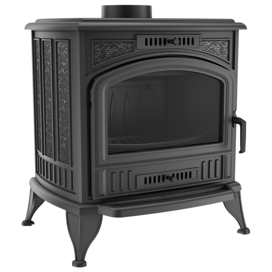Kratki - Cast-iron fireplace 8kW 130mm