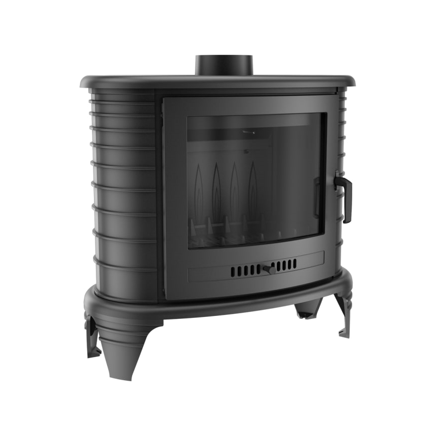 Kratki - Cast-iron fireplace 9kW 130 mm