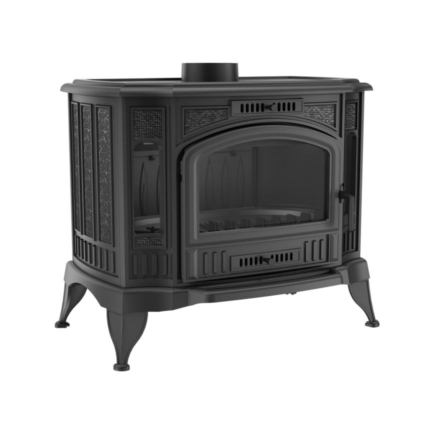 Kratki - Öppen spis i gjutjärn 10kW 150mm