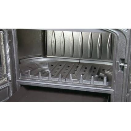 Kratki - Öppen spis i gjutjärn 10kW 150mm