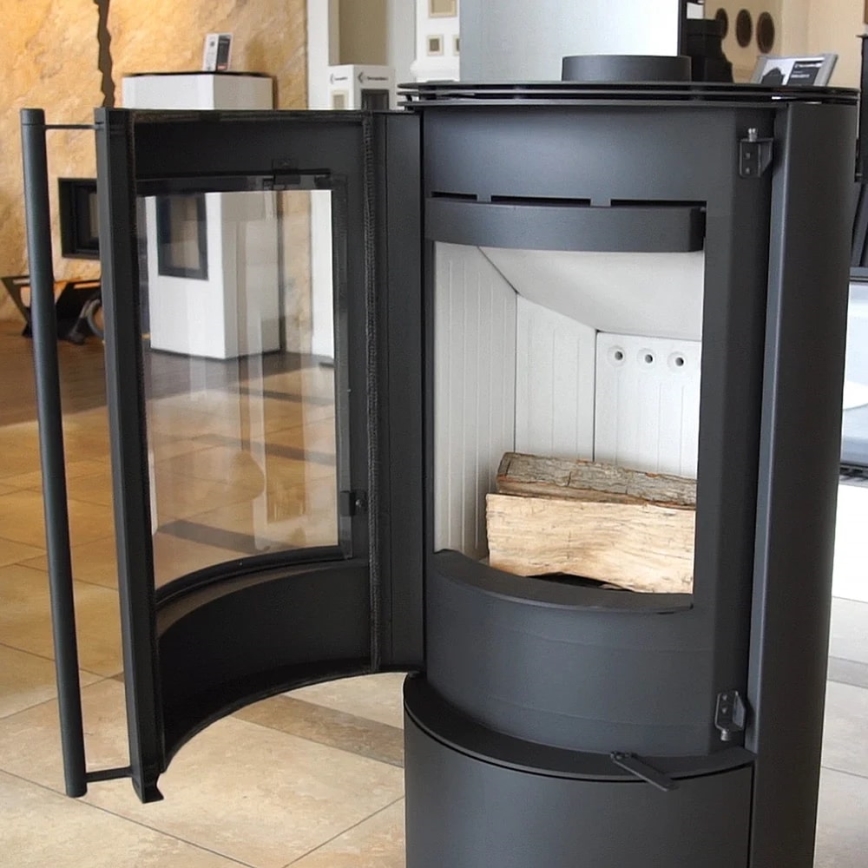 Kratki - Öppen spis i stål 9kW 150mm