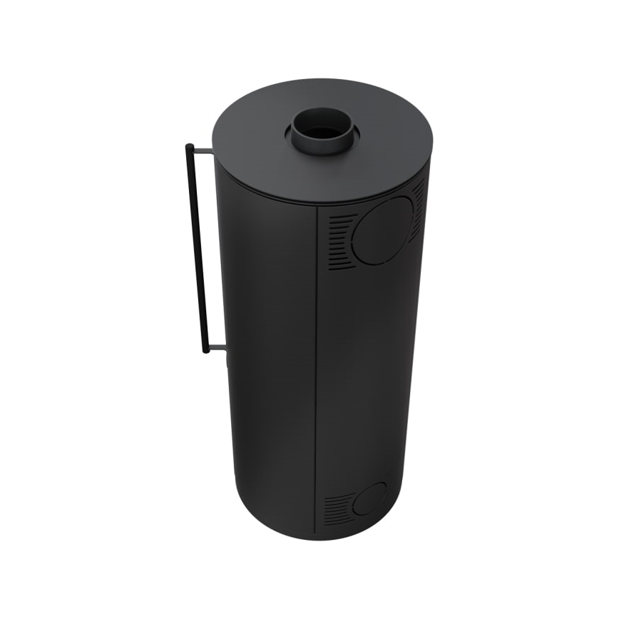 Kratki - Öppen spis i stål 9kW 150mm