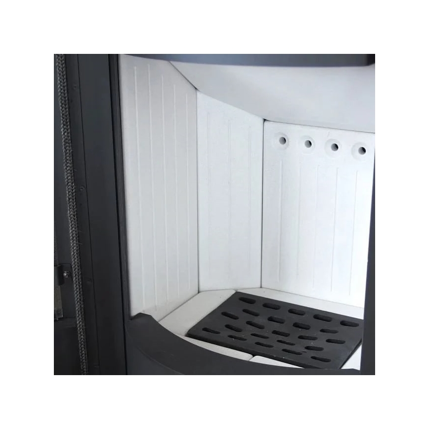 Kratki - Öppen spis i stål 9kW 150mm