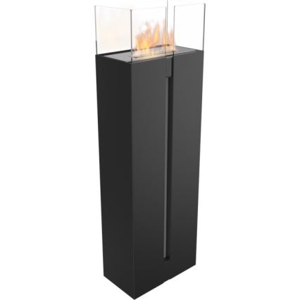 Kratki - BIO eldstad 113,6x35,9 cm 2kW svart