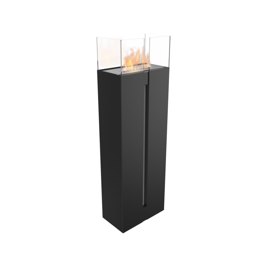 Kratki - BIO eldstad 113,6x35,9 cm 2kW svart